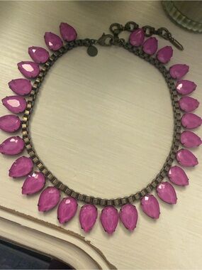 Loren Hope Sylvia Necklace in Electric Purple